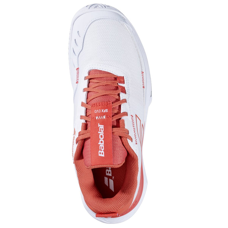 BABOLAT SFX EVO ALL COURT WOMEN Shoes 1110WT White/Terra Cotta