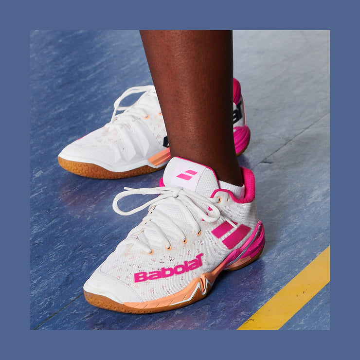 BABOLAT SHADOW TOUR WOMEN 2 Shoes 1026 White/Pink