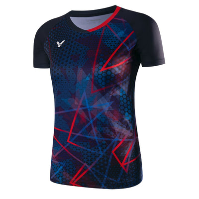 VICTOR T-41001TD Tee W T-shirt 1001C Black (C)
