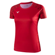 VICTOR T-41001TD Tee W T-shirt 4999D Red (D)