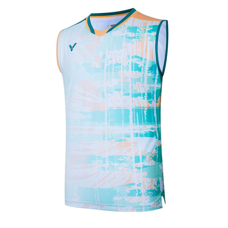 VICTOR T-45003 LZJ Sleeveless Tee M T-shirt 2045R Aquarius (R)