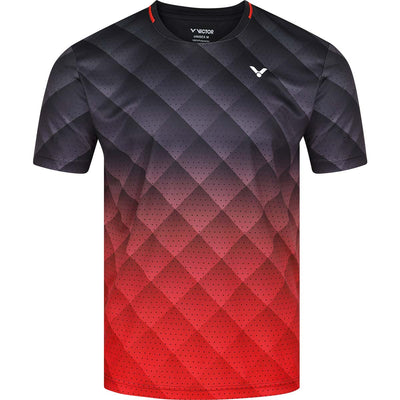 VICTOR T-shirt T-13100 M T-shirt 0990CD Black/Red (CD)