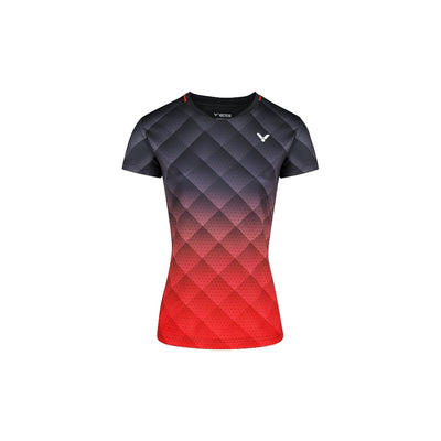 VICTOR T-shirt T-14100 W T-shirt 0990CD Black/Red (CD)