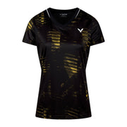 VICTOR VICTOR T-44100 W Tee T-shirt 1001C Black (C)