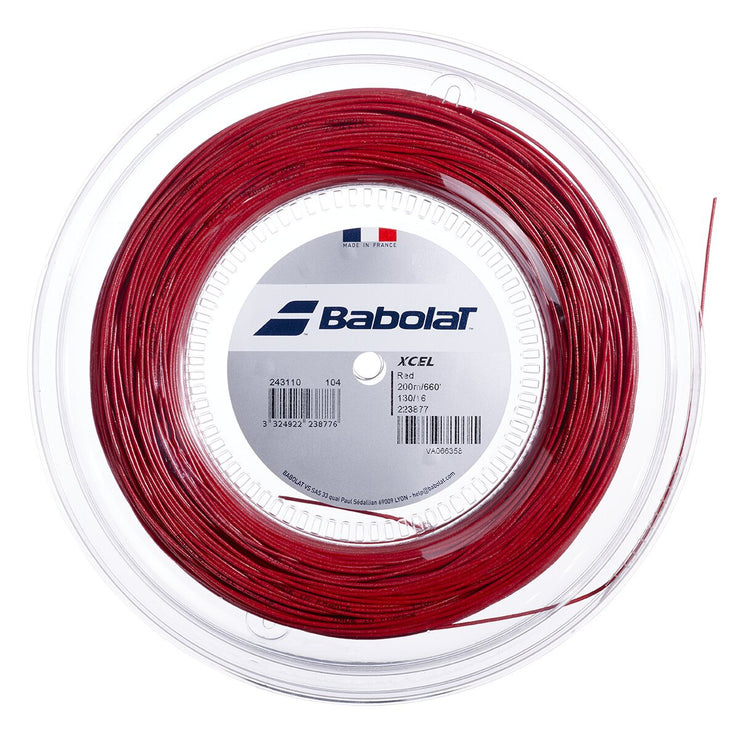BABOLAT Xcel 200m Tennis Strings 0104 Red